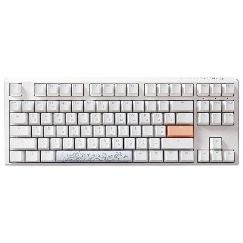 Клавіатура Ducky One 3 TKL Cherry MX Red RGB White UA
