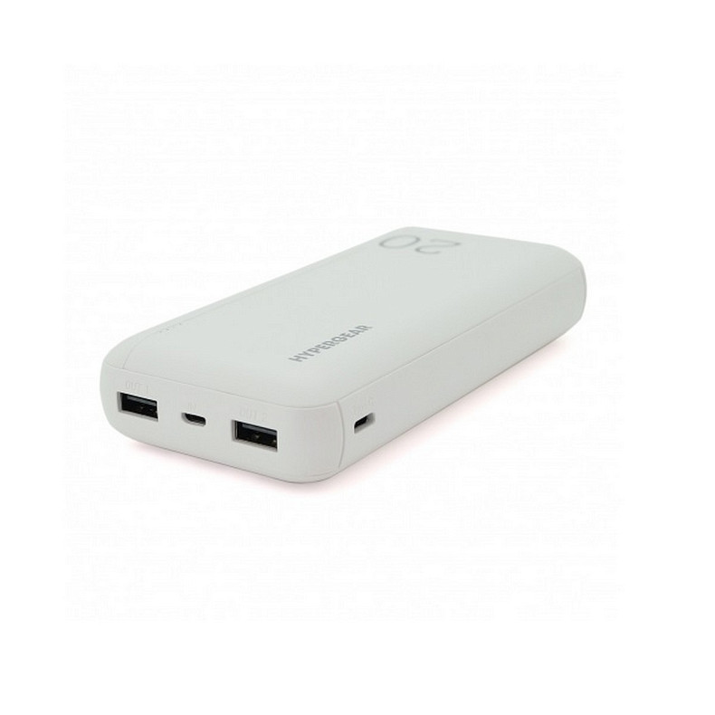 Универсальная мобильная батарея Hypergear 20000mAh Fast Charge White (Hypergear-15460/29509)