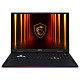 Ноутбук MSI Raider 18 HX AI A2XWIG-251UA 18" UHD+, Intel U9-285HX, 64GB, F2TB, NVD5080-16, W11, чорн