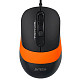Мышка A4Tech FM10 Black/Orange USB