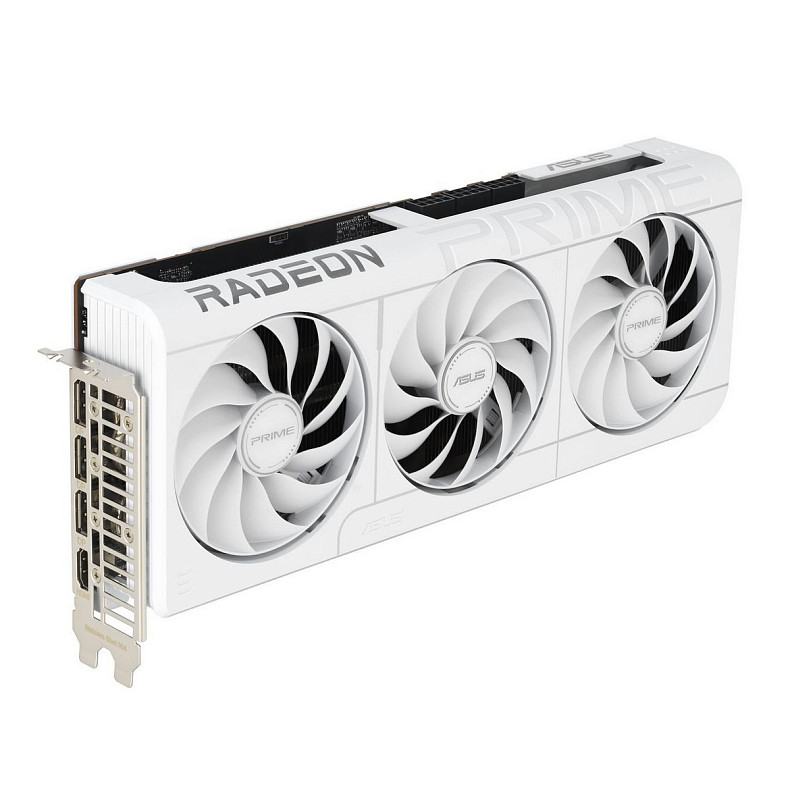 Видеокарта ASUS Radeon RX 9070 XT Prime White OC 16GB GDDR6 (PRIME-RX9070XT-O16G-WHITE)