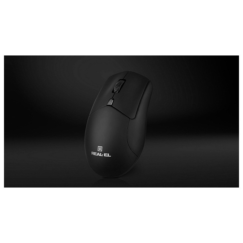 Миша бездротова REAL-EL RM-460W Black