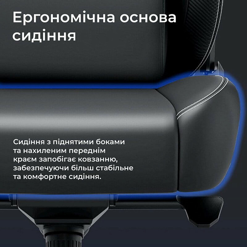 Крісло ігрове Anda Seat Kaiser 4 V2 Size XL Dark Gray Fabric