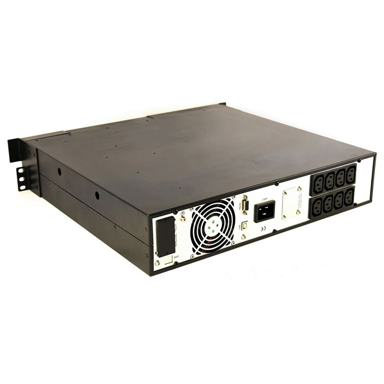 ИБП EnerGenie On-Line 2000VA, синусоидальный сигнал EG-UPSO-RACK-2000
