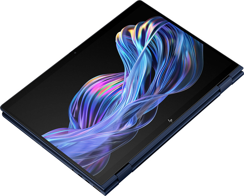 Ноутбук HP EliteBook X Flip G1i 14" 2.5K IPS Ts,400n/U5-228V (4.5)/32Gb/SSD1TB/ArcGr/Подсв/Pen/DOS/Синий