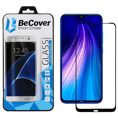 Защитное стекло BeCover для Xiaomi Redmi Note 8T Black (704525)