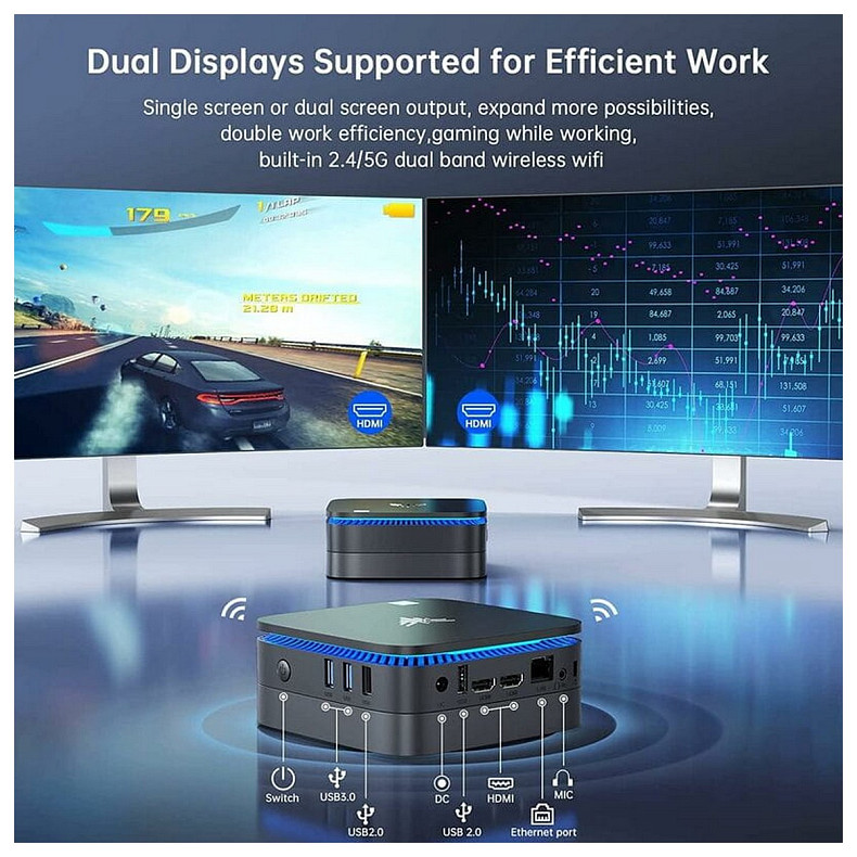 Неттоп NiPoGi AK1 Pro (665878535575)