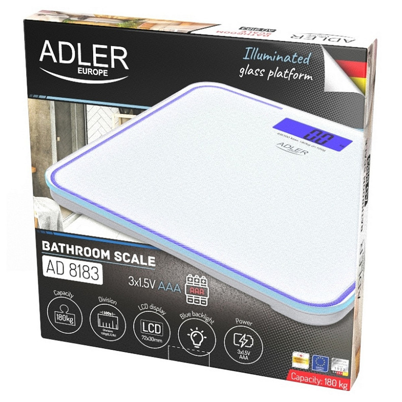 Весы напольные Adler AD 8183 white