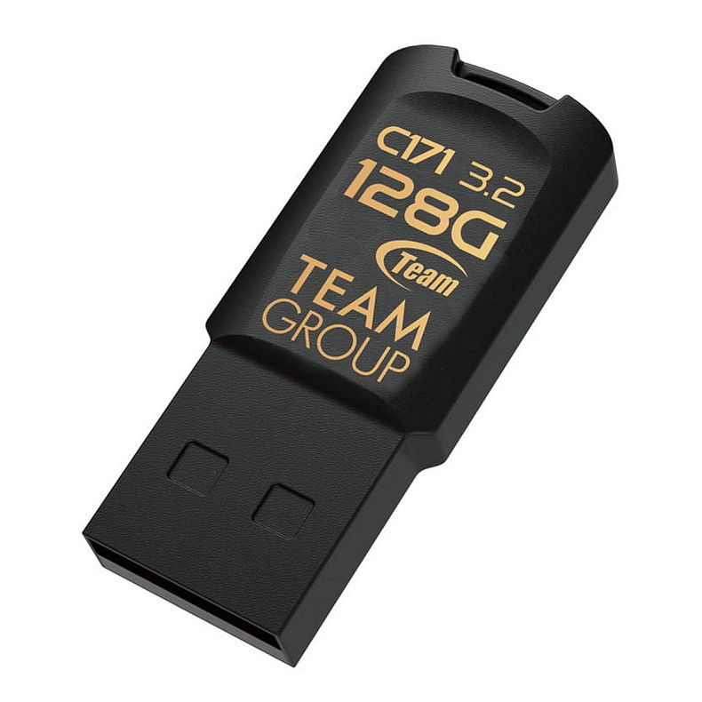 Флеш-накопитель Team C171 USB 3.2 128GB Black (TC1713128GB01)