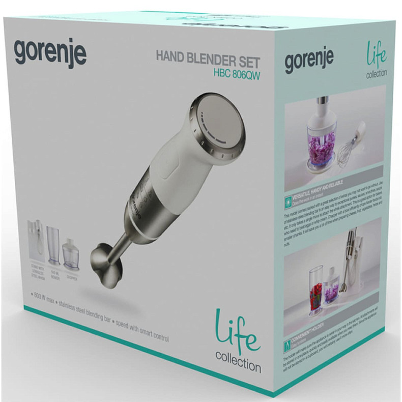 Блендер погружной Gorenje HBC 806 QW (LW-3523G2)