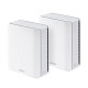 WiFi-Mesh система ASUS ZenWiFi BT8 BE14000, 1xGE LAN, 1x2.5GE LAN, 1x2.5GE LAN, 1xUSB 3.0, 3мод, біл