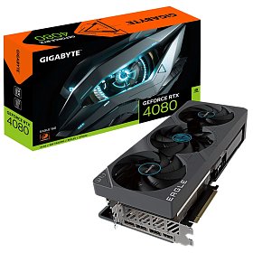 Видеокарта Gigabyte GeForce RTX 4080 16GB GDDR6X Eagle (GV-N4080EAGLE-16GD)