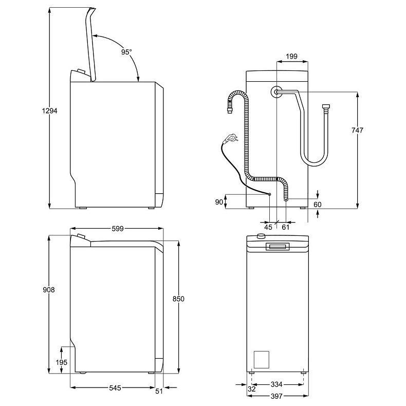 Пральна машина Electrolux EW8T3372U