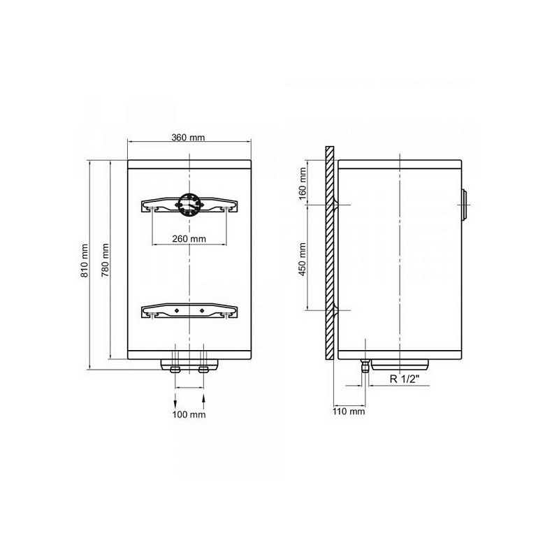 Водонагреватель Thermex ID 100 V (Smart)