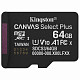 Карта пам'яті Kingston microSD 64GB C10 UHS-I A1 V10 R100MB/s (SDCS3/64GBSP)