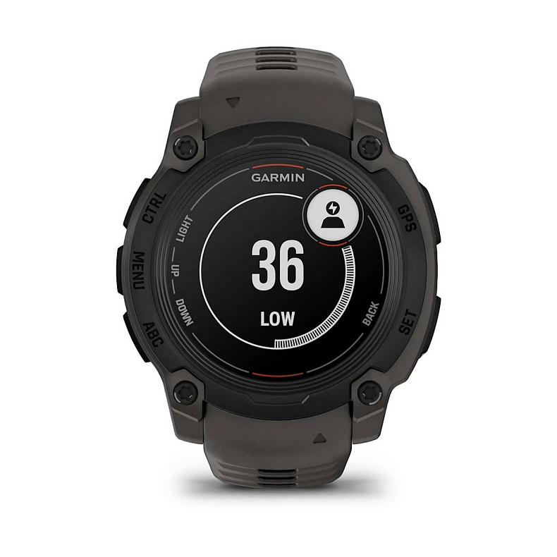 Смарт-часы Garmin Instinct E 40 mm Black with Charcoal Silicone Band (010-02932-13)