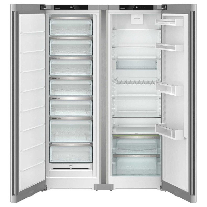 Холодильник Liebherr SBS, 185.5x119.4х67.5, холод.відд.-398л, мороз.відд.-271л, 2дв., A++, NF, диспл