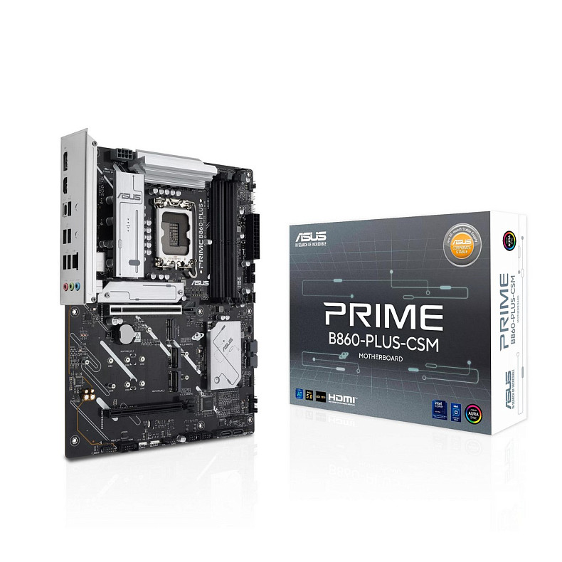 Материнcька плата ASUS PRIME B860-PLUS-CSM s1851 B860 4xDDR5 M.2 DP HDMI ATX