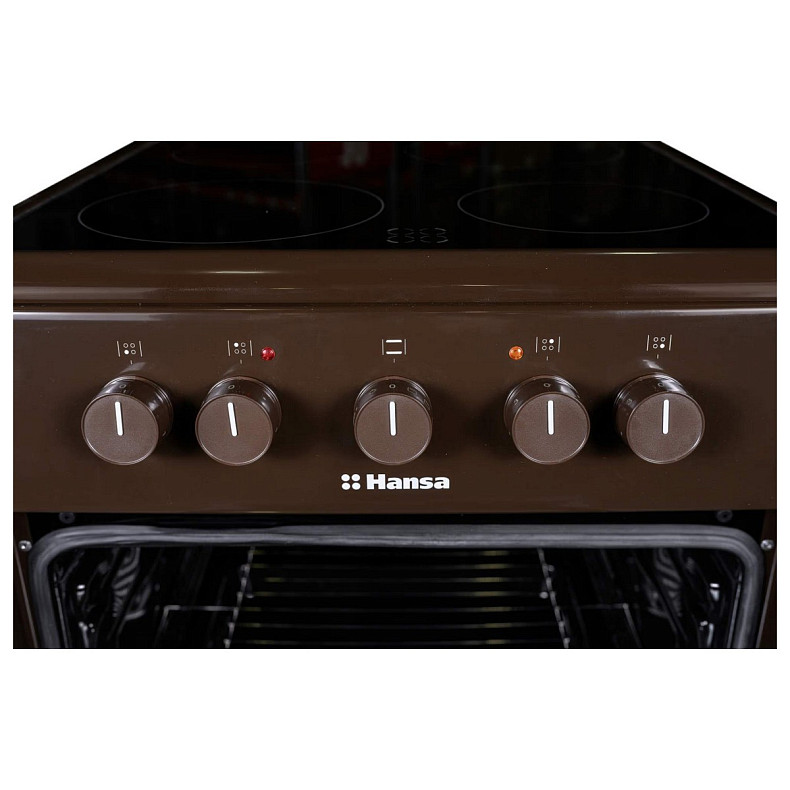 Плита Hansa електрична, 50х60см, 68л, коричневий