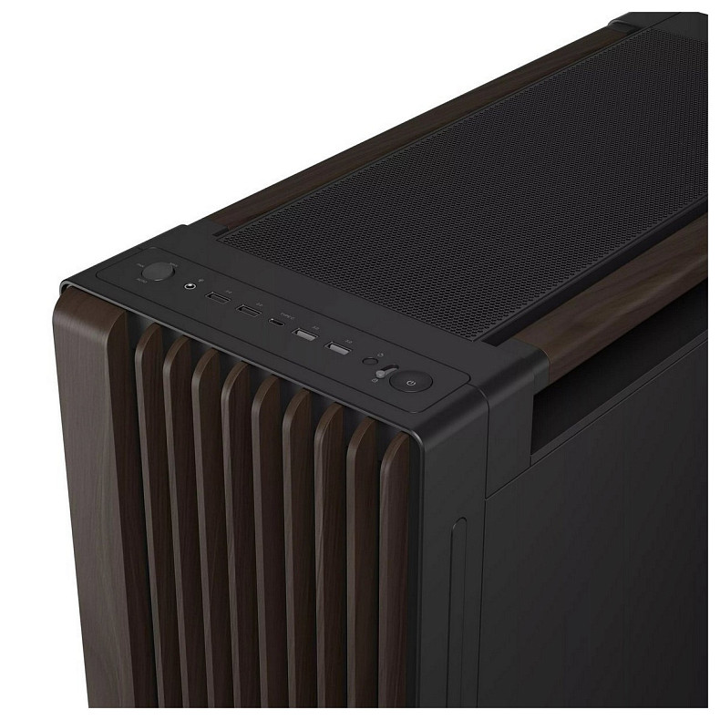 Корпус Asus ProArt PA602 Walnut Wood Metal Panel Modern Black (90DC00J0-B09040)