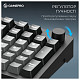 Клавиатура GamePro Asgard Drakkar Keychron Super Red Switch Black (MK305BK)