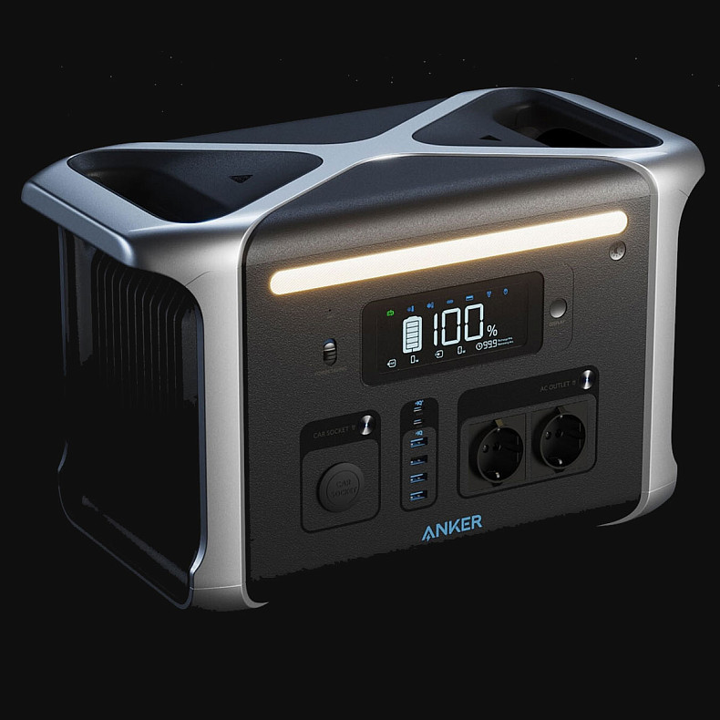 Зарядна станція ANKER 757 PowerHouse - 1229Wh/AC 1500W/100W 1xPD/4xUSB/1xCar/MPPT