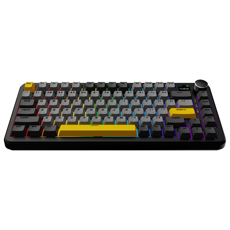 Клавиатура Ajazz AK820 MAX Magnetic switches - Black (AK820MAX-M-BGY)