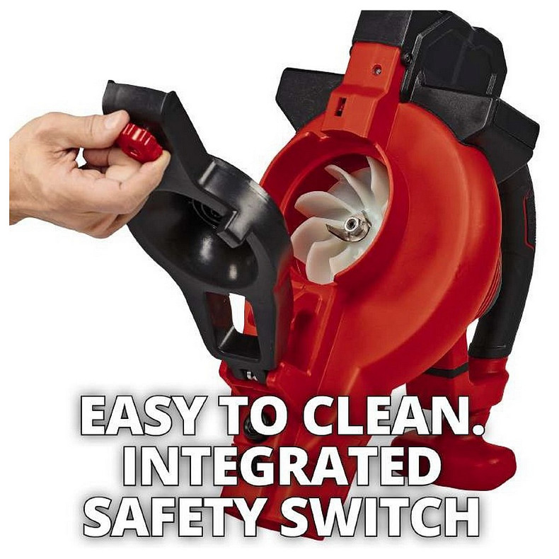 Повітродув-пилосос садовий акумуляторний Einhell GE-LB 36/230 Li E - Solo 36В PXC 230км/год 700куб/г