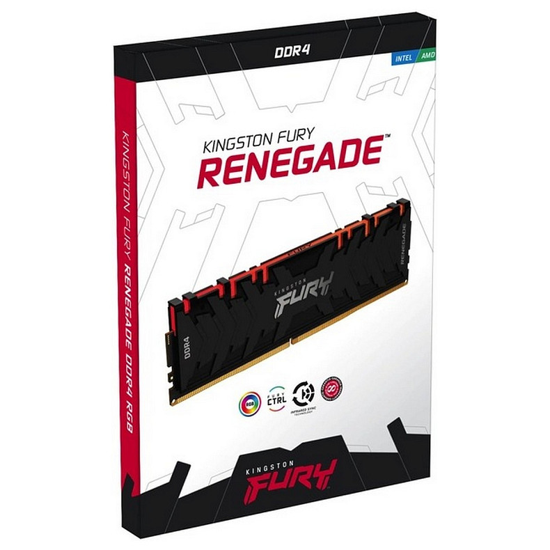 ОЗУ DDR4 8GB/3200 Kingston Fury Renegade RGB (KF432C16RBA/8)