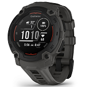 Спортивний годинник GARMIN Instinct E 45mm Black with Charcoal Silicone Спортивний годинник GARMIN Instinct E 45mm Black with Charcoal Silicone