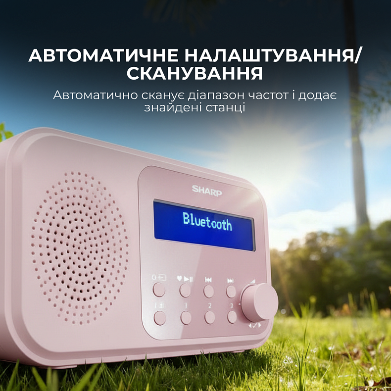 Радіоприймач Sharp DR-P420 Pink