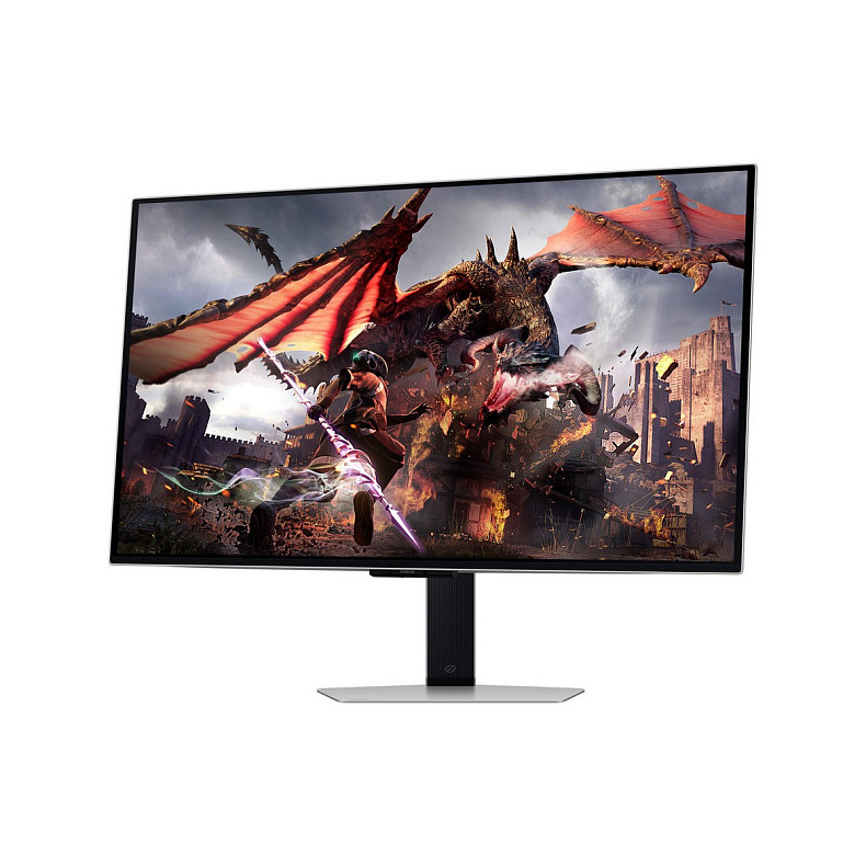 Монітор Samsung 32" Odyssey G80SD HDMI, DP, USB, Bluetooth, OLED, 3840x2160, 240Hz, 0.3ms, G-Sync Co
