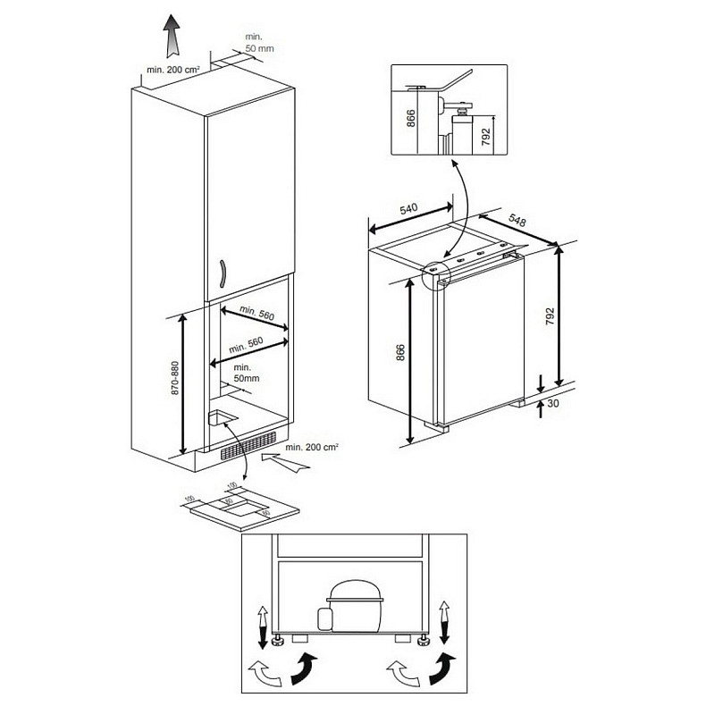 Холодильник Beko B1754N