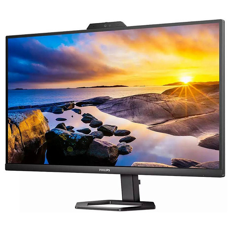 Монітор 27" Philips 27E1N5600HE, QHD, IPS, 1ms, HDMI, DP, USB-C, USB-hub, cam, HAS