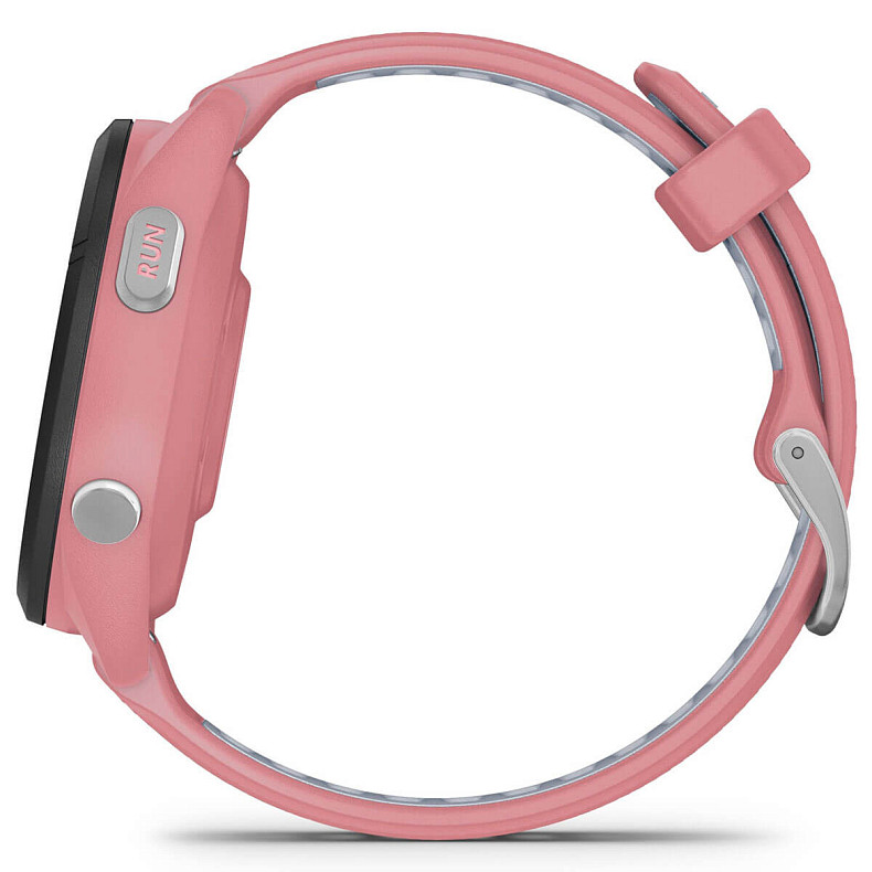 Спортивний годинник GARMIN Forerunner 265S Black Bezel with Light Pink Case and Light Pink/Whitestone Silicone Band