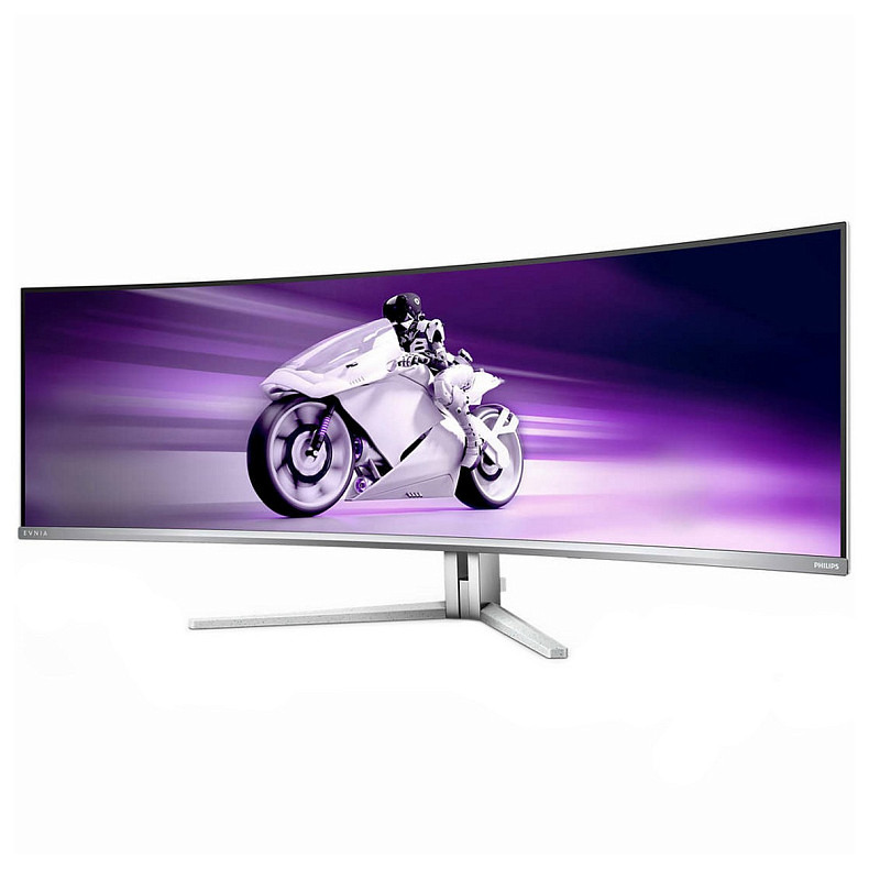 Монитор 48.8" Philips 49M2C8900L, QD-OLED 5120x1440, изог, 2xHDMI, DP, USB-C, USB-hub, HAS, цв.