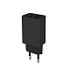 Сетевое зарядное устройство ColorWay (2USB;2.1A) Black (CW-CHS015-BK)