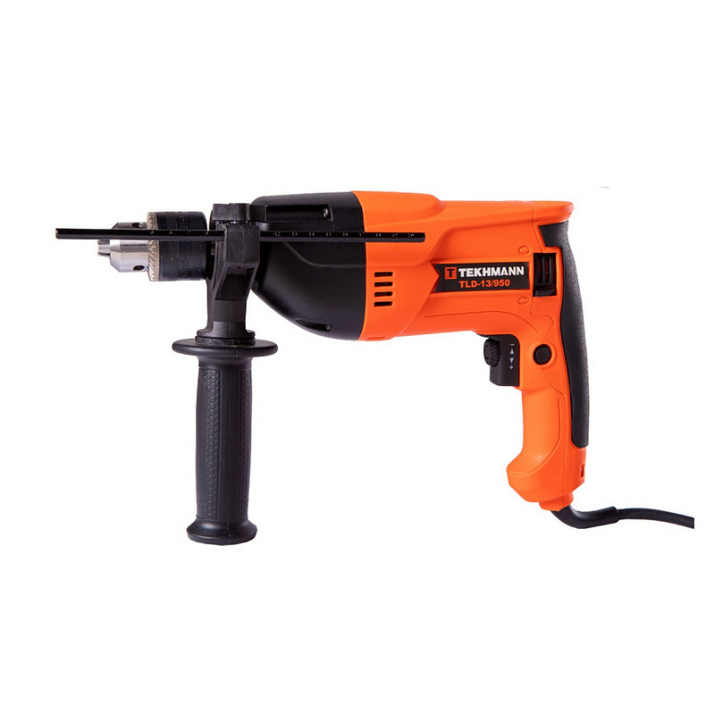 Дриль Tekhmann TLD-13/950 950Вт зубчастий патрон 13мм 0-1100об·хв 2.5кг