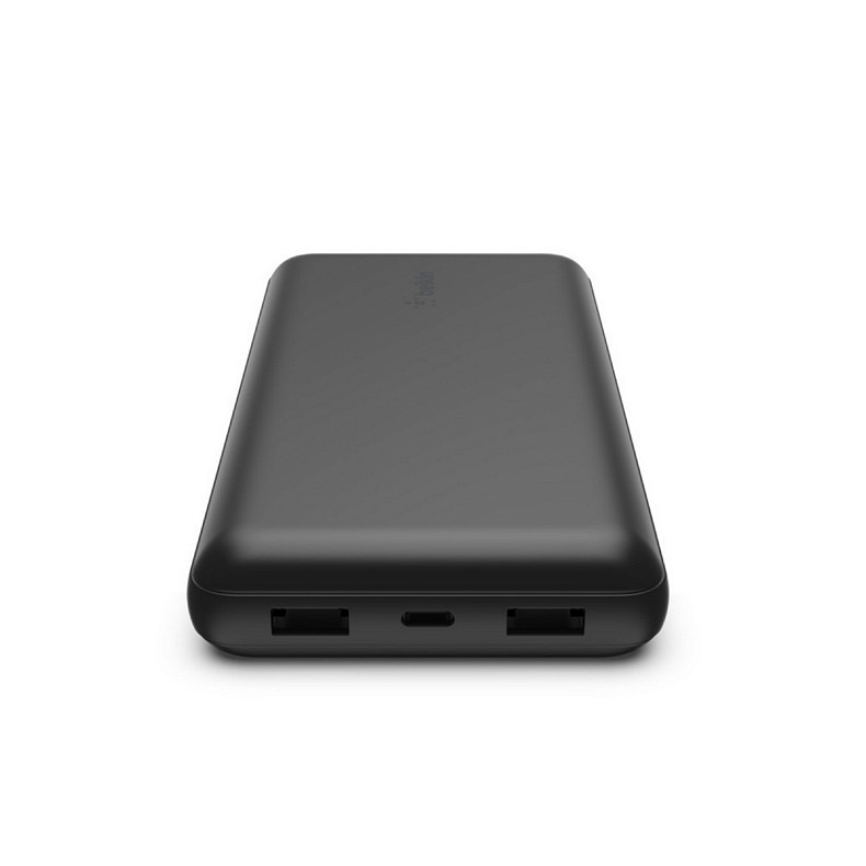 Універсальна мобільна батарея Power Bank Belkin 20000мА·год 15Вт, 2хUSB-A/USB-C, чорний