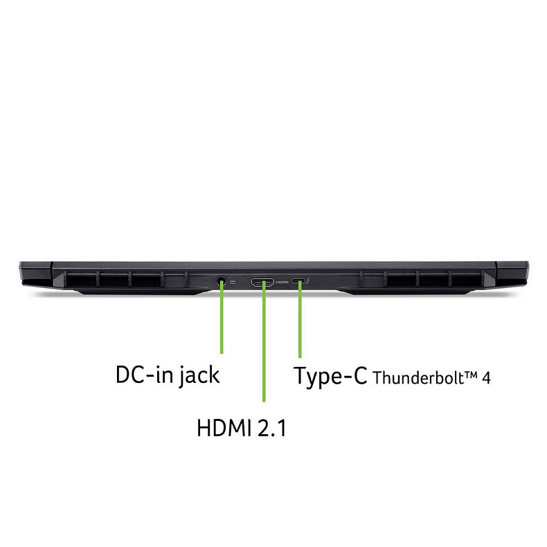 Ноутбук Acer Nitro V 16S ANV16S-71 16" WUXGA IPS, Intel 5-210H, 32GB, F1TB, NVD5060-8, Lin, чорний