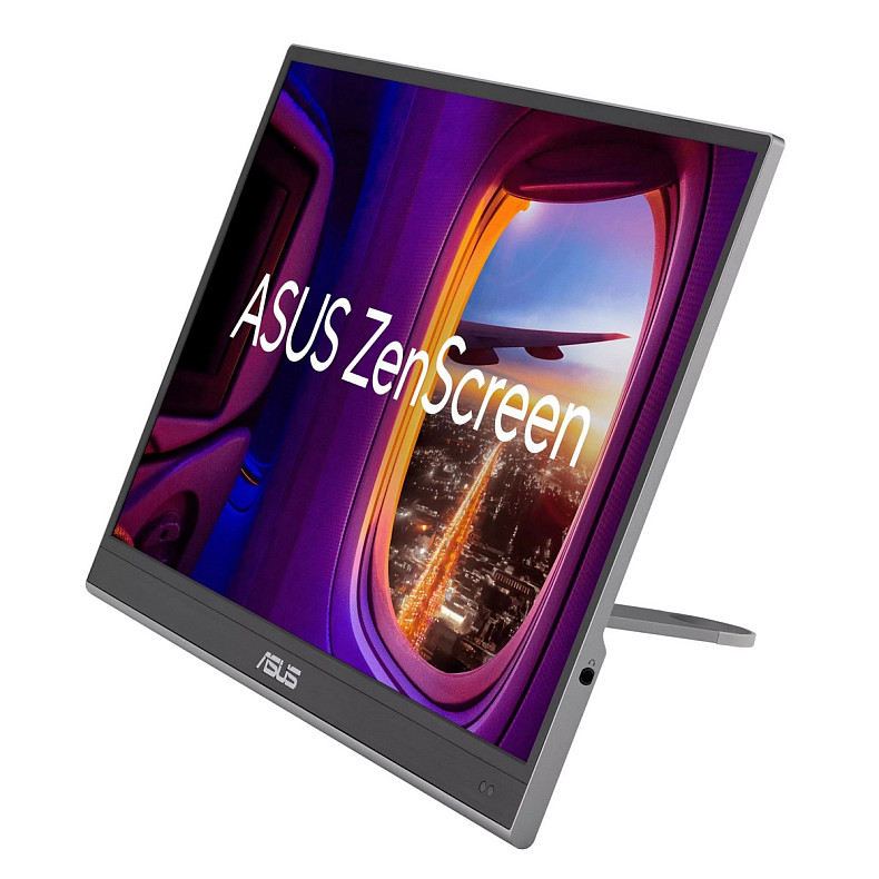 Монітор портативний Asus 15.6" ZenScreen MQ16AHE mHDMI, USB-C, OLED, 1ms, DCI-P3 100%, HDR10, Cover