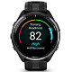 Спортивные часы Garmin Forerunner 965 Carbon Gray DLC Titanium Bezel with Black Case and Black/Powder Gray Silicone Band