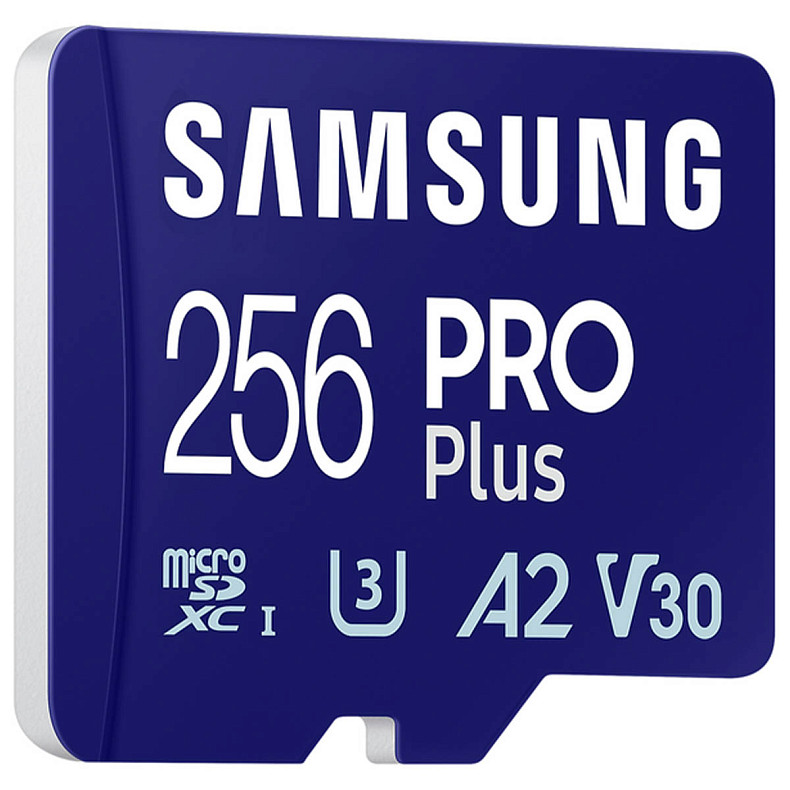 Карта пам'яті SAMSUNG MICRO SDXC PRO+ 256GB W/READER MB-MD256SB/WW