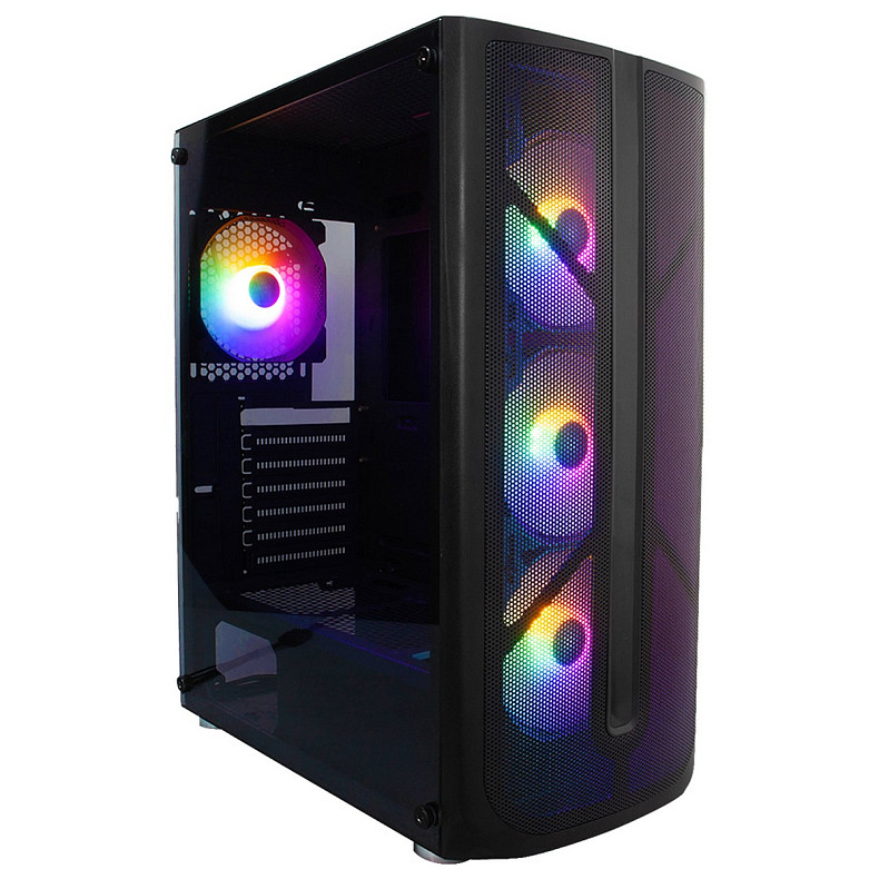 Корпус 1stPlayer X4-BK-4F1-PS-750FK-EU Black 750W