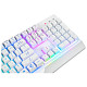 Комплект клавіатура та миша MSI Vigor GK30 COMBO WHITE UA USB, EN/UKR/RU, RGB, білий