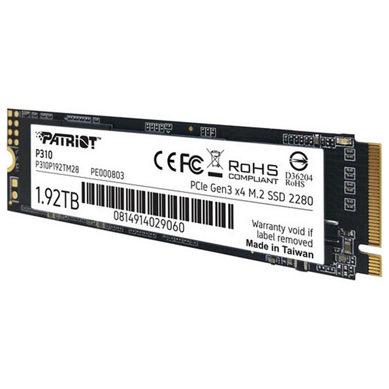 SSD диск Patriot P310 1.92 TB (P310P192TM28)