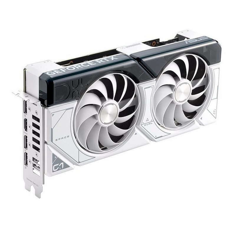 Відеокарта GF RTX 4070 Super 12GB GDDR6X Dual OC White Asus (DUAL-RTX4070S-O12G-WHITE)