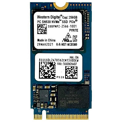 SSD диск WD PC SN530 256GB M.2 2242 PCIe 3.0 x4 NVMe TLC (SDBPMPZ-256G)
