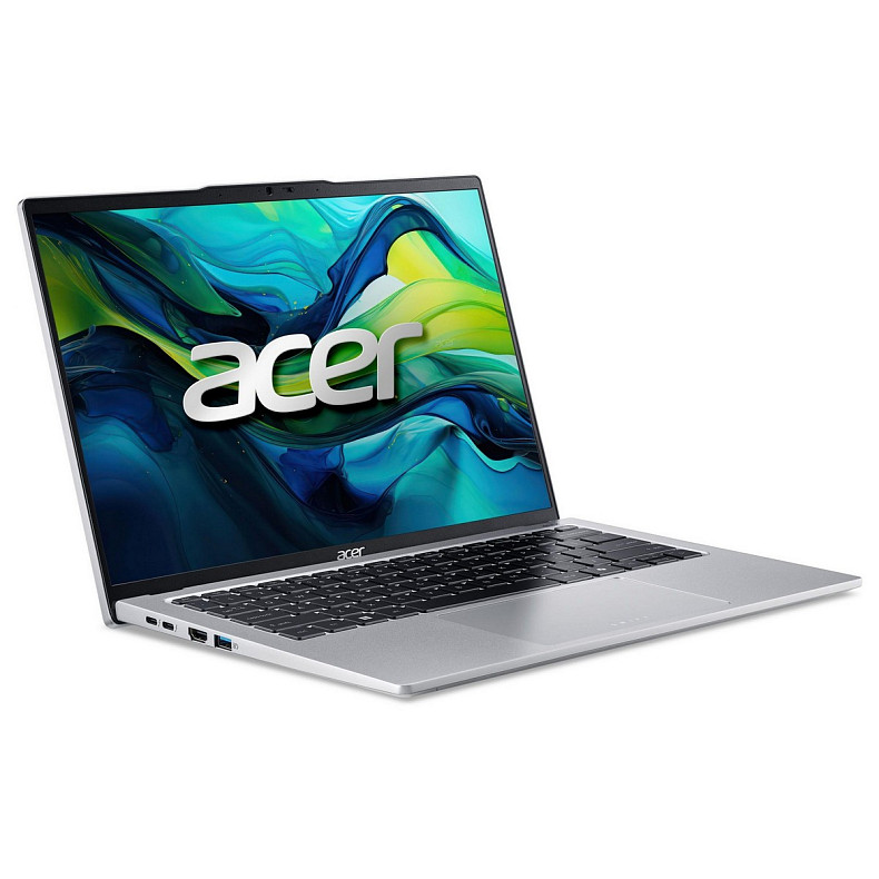 Ноутбук Acer Swift Go 14 SFG14-73 14" 2.8K OLED, Intel U7-155H, 32GB, F1TB, UMA, Win11, серебристый