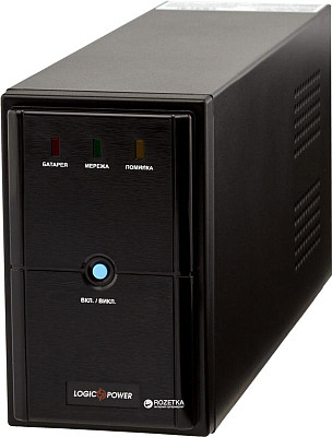 ДБЖ LogicPower LPM-U825VA,Lin.int.,AVR, 2 x євро, USB, метал (LP4980)